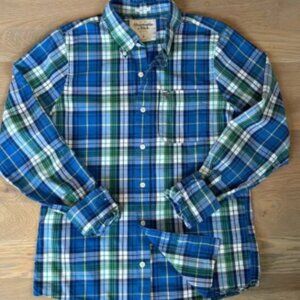 Abercrombie & Fitch Y2K Muscle Fit Button Down Shirt Plaid Mens Size Large
